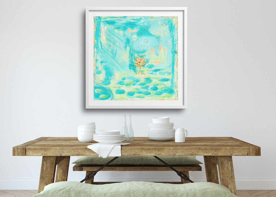Bursting into Bloom - Fine Art Print on paper by Frauke Claire