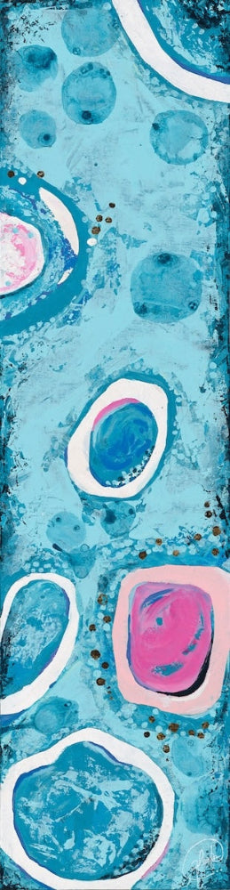 Dare to be Different joyful slim original framed artwork that radiates happiness - Frauke Claire