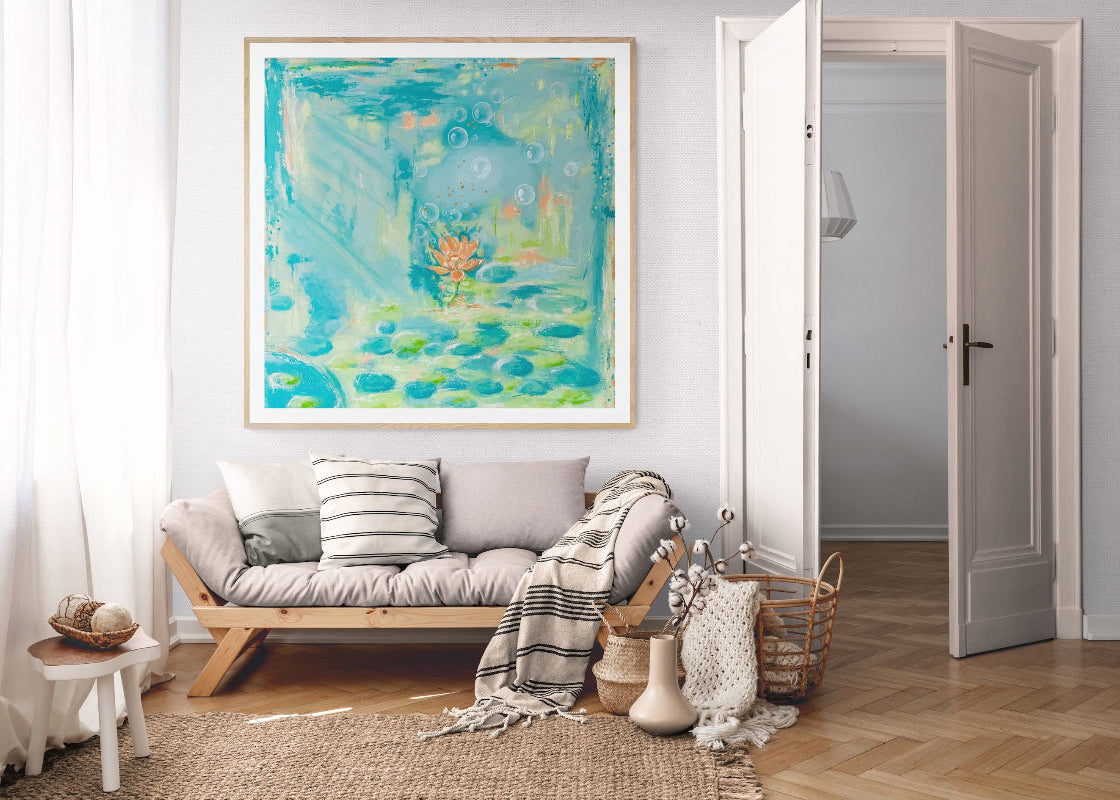 Bursting into Bloom - Fine Art Print on paper by Frauke Claire