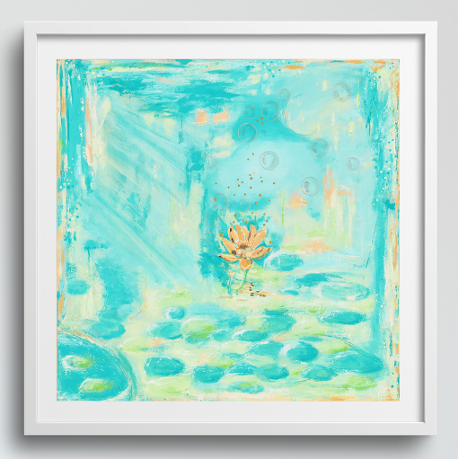 Bursting into Bloom - Fine Art Print on paper by Frauke Claire