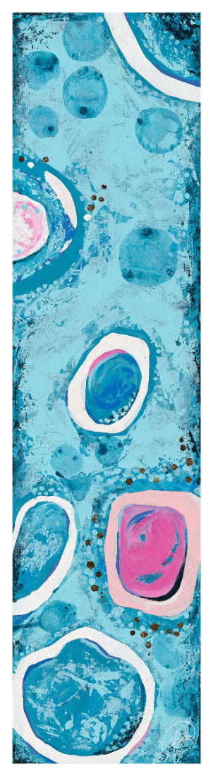 Small oblong colourful artwork
